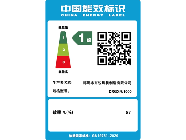 風機能效標識